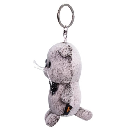 Soft toy-cords "Cat Basik with bow-buttermate", 12 cm-1