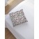 Decorative pillowcase "Flight of butterflies", on a zipper, size 45x45 cm