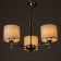 Amarante chandelier 3x40W E27 chrome 52x52x96 (56) cm