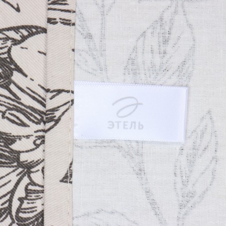 Ethel towel "Black Flowers" 40x73 cm, 100% HL, sarzha 190 g/m2-4