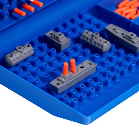 Board game "Sea Battle" with a plastic field, 2 players, 5+-11