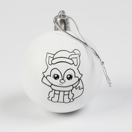 Set for creativity Christmas balls for coloring “Let dreams come true”, set 4 pcs-6