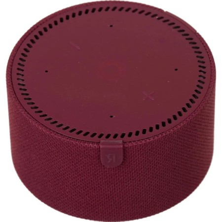 Smart Column "New Yandex Mini Station", Voice Assistant Alice, 10W, with a clock, red-8
