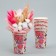 A glass for flowers "Bright flowers", 350 ml