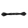 Tundra handle PC180, m/o 96 mm, black color