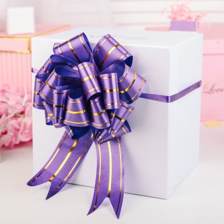 Bant-Shar No. 4.5 purple, three gold stripes-2