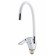 FAUZT FZS-833-W129 kitchen mixer, single-leaf, excess length 180 mm, chrome/white