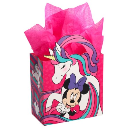 Package with paper with quiet, unicorn, Minnie Mouse, 22x22x12 cm-2