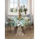 Green Portnik tablecloth, round, Saten, d = 150 cm