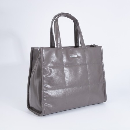 Luggage bag, external pocket, long belt, gray color-2