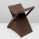 House for cats with a clamp "X", folding with a hammock, carpet, mix of flowers