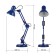 The desktop lamp N-214-E27-40W-BU E27 with the base of the blue