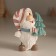 Souvenir Polystone "New Year's dwarf with a Christmas tree, which spent on one eye" 8x6x10.5 cm