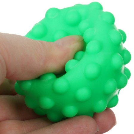 Delphin's bath set, washcloth with a toy, 2 tactile balls, crush me-12