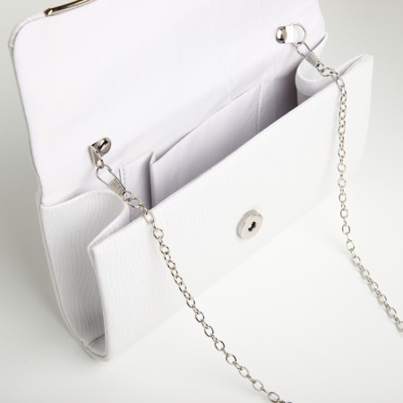Female bag on a magnet, white color-4