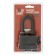 Lockland hinged castle, 50 mm, moisture -proof, long handle, 2 keys, black color