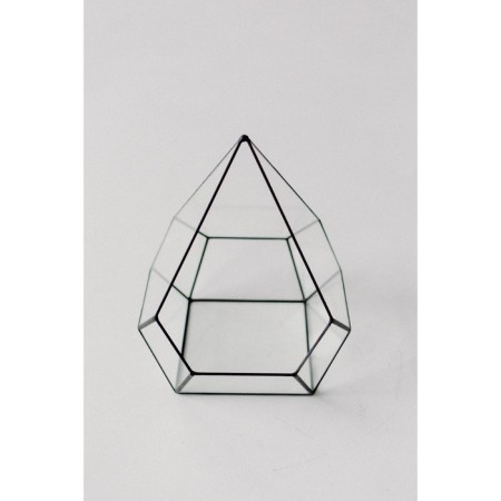 Florarium "Sky", black seams-3