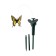 Birds of birds and other animals Luazon LRI-32, from the solar battery, green