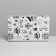 Eclaire box, confectionery packaging, 5 inserts, Man Pattern, 25.2 x 15 x 7 cm