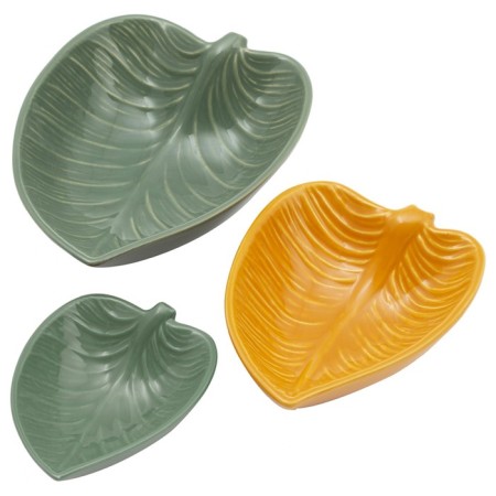 Set of serving dishes Mason Cash in the Forest Leaf, 3 pcs