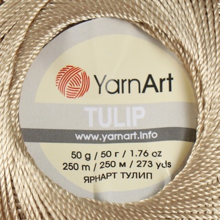 Yarn "Tulip" 100% microfiber 250m/50g (428 gold)-2