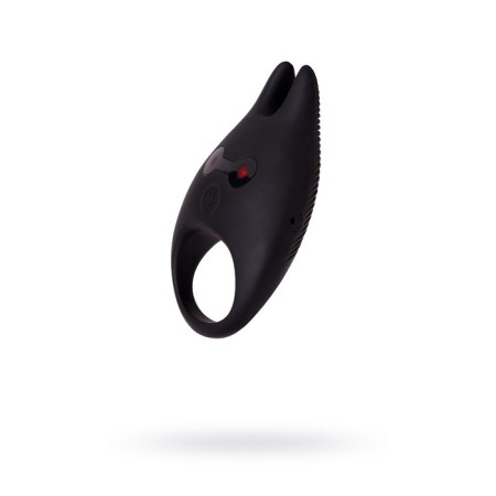 Vibrooko Erotist, silicone, black, 7.9 cm