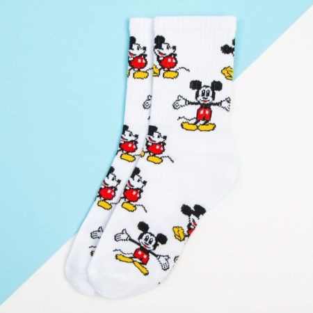 Socks for the boy "Mickey Mouse", Disney, 16-18 cm, white color-1
