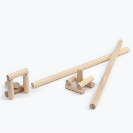 Sports game "Towns" in a box (wood, 12 elements, 15 figures)-1
