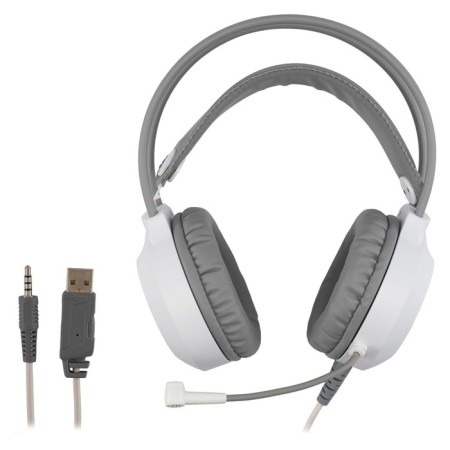 Headphones with microphone has-l300g white 2.2m monitor headband (1796952)-7