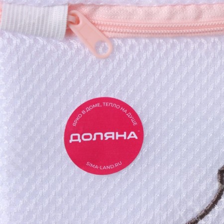 A bag for washing socks Dolyana, 17 × 20 cm, three -layer, large mesh, color mix-5