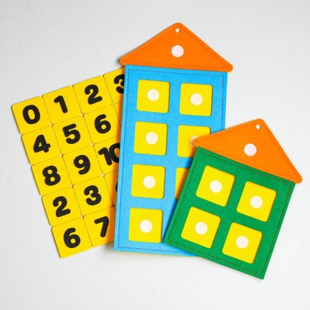 Didactic rug "numerical houses"-5