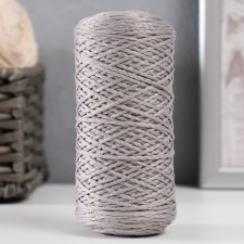 Knitting cord 100% polyester 1mm 200m/75 ± 10g (14-light-gray)