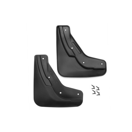 Front sputums for Skoda Karoq, without arches expanders, SUV 2020 - set 2 pcs