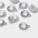 Circle-suspension “Circle” rifle 1.8 × 1.6 × 0.2, (set 10 pcs.), White color in silver