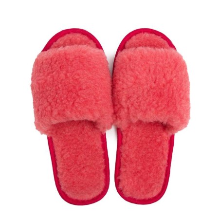 Women's slippers, red color, size 37-1