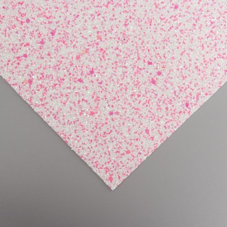 Liszt for creativity claims of "sparkle" white-pink sheet 33x20 cm thickness 1.6 mm-2