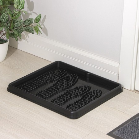 Shoe tray, 43.5 × 39 cm, black color-1