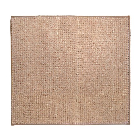 Fresh bathroom mat, beige color, 55x50 cm