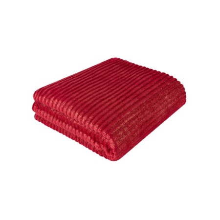 Ruby blanket, size 150x200 cm, stripes, red-1