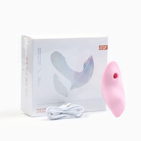 Clital vibrator in panties, with a vacuum-wave stimulant, ARR, ZU USB, pink-5