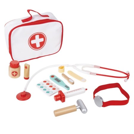 Set of game Hape "Little Doctor", 11 items