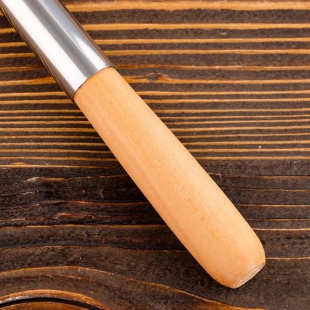 A cook for cauldron Uzbek 46cm, light wooden handle-3