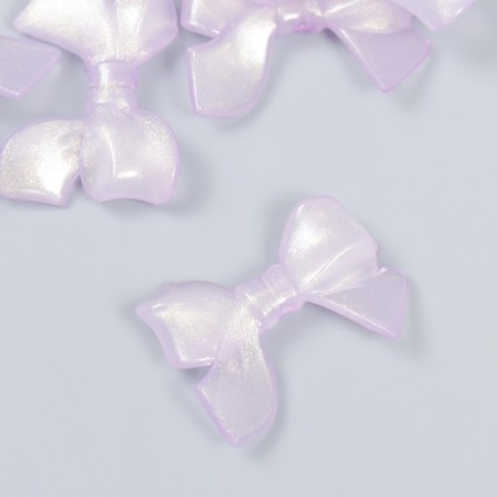 Decor for creativity plastic "Linge bow" glows in the dark 0.8x2.4x3.4 cm-1