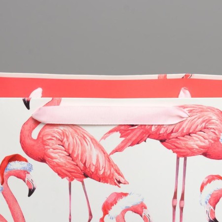 Laminated vertical "New Year Flamingo", l 31 x 40 x 11.5 cm, New Year-2