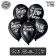 Shar Latex 12 "Offective", 5 pcs., Black