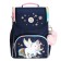 School standard, 33 x 25 x 13 cm, Grizzly, + bag for shoes, plush, blue