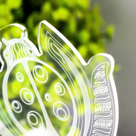 Lamp "God's cow" led white 11.9x9.5x15.1 cm Risalux-7