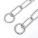 Collar - Metal strand, welded chain, long link, 70 cm, wire thickness 4 mm
