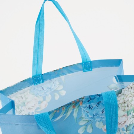 Household bag without lightning, 8 l, blue color-2