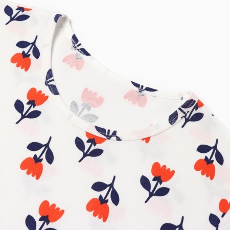 Female pajamas (T -shirt, shorts), milk color, size 44-1